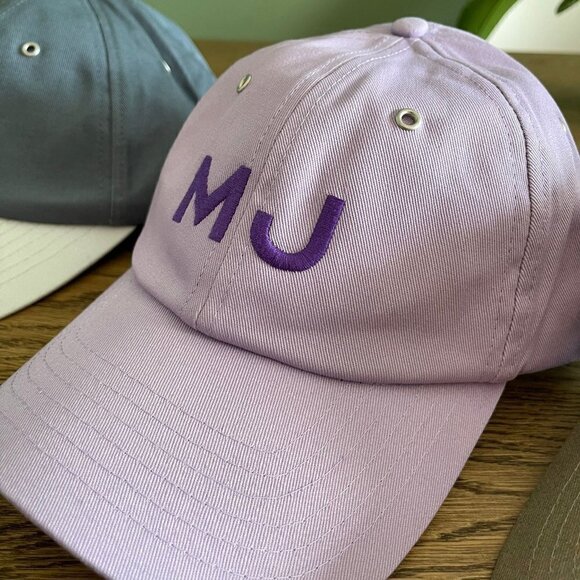 NEW! Marc Jacobs UNISEX MJ Logo Cap -Purple - Picture 2 of 8